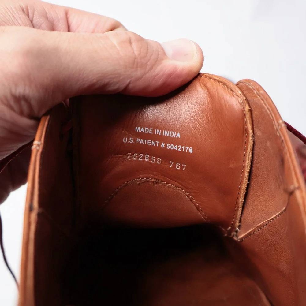 Cole Haan Nike Air Mens Brown Leather Split Toe Derby Dress‎ Shoes Size 9 M